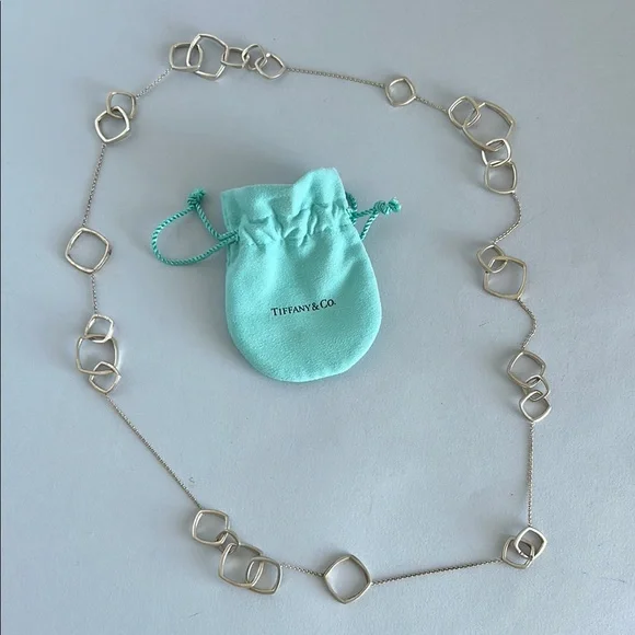 SOLD Tiffany & Co. Frank Gehry Torque Necklace Approx 32” - Picture 1 of 6